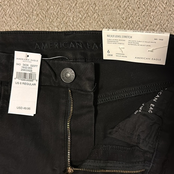 NWT American eagle size 6 curvy hi rise jegging - Picture 2 of 4